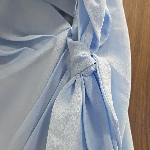 Michael Costello x REVOLVE-'Sunny' Mini Dress in Blue-Size Small - Picture 11 of 17